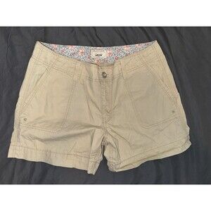 Levi's Vintage Cotton Bermuda Shorts Oversized Pockets Herringbone Size 8 Y2K